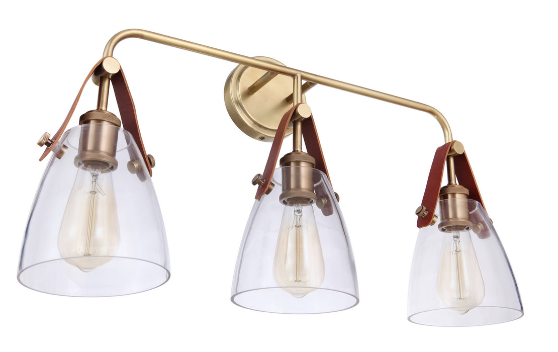 Craftmade - 51303-VB - Three Light Vanity - Hagen - Vintage Brass