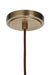 Craftmade - 51391-VB - One Light Pendant - Hagen - Vintage Brass
