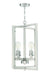 Craftmade - 53134-BNK - Four Light Foyer Pendant - Chicago - Brushed Polished Nickel