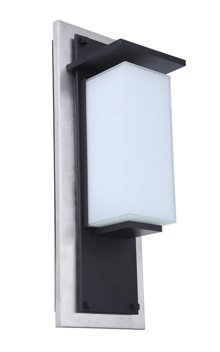 Craftmade - ZA2522-SSMN-LED - LED Outdoor Lantern - Heights - Stainless Steel / Midnight