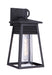 Craftmade - ZA2714-TB - One Light Outdoor Lantern - Becca - Matte Black