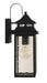 Craftmade - ZA3104-TB - One Light Outdoor Lantern - Crossbend - Matte Black