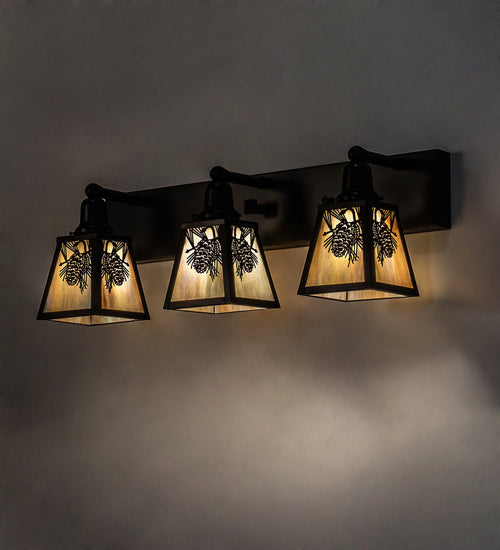 Three Light Vanity-Bathroom Fixtures-Meyda Tiffany-Lighting Design Store