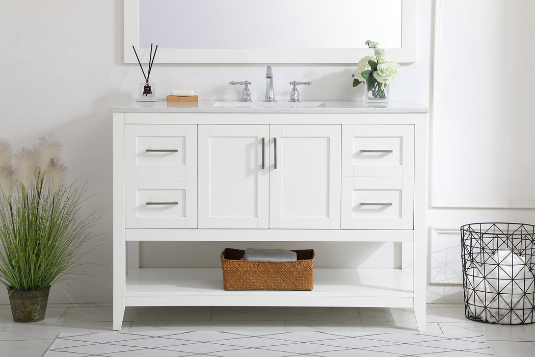 Aubrey Single Bathroom Vanity-Plumbing-Elegant Lighting-Lighting Design Store