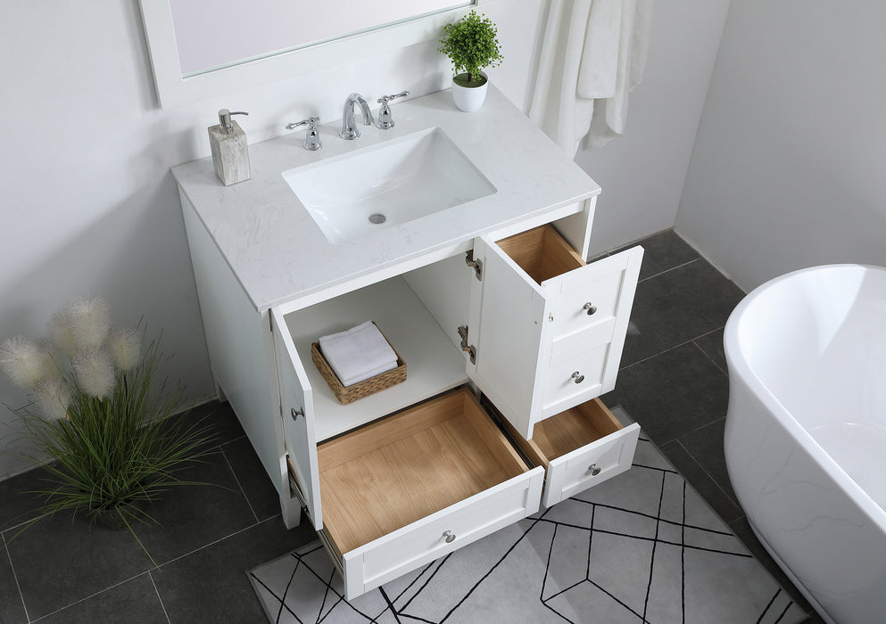 Sommerville Single Bathroom Vanity-Plumbing-Elegant Lighting-Lighting Design Store