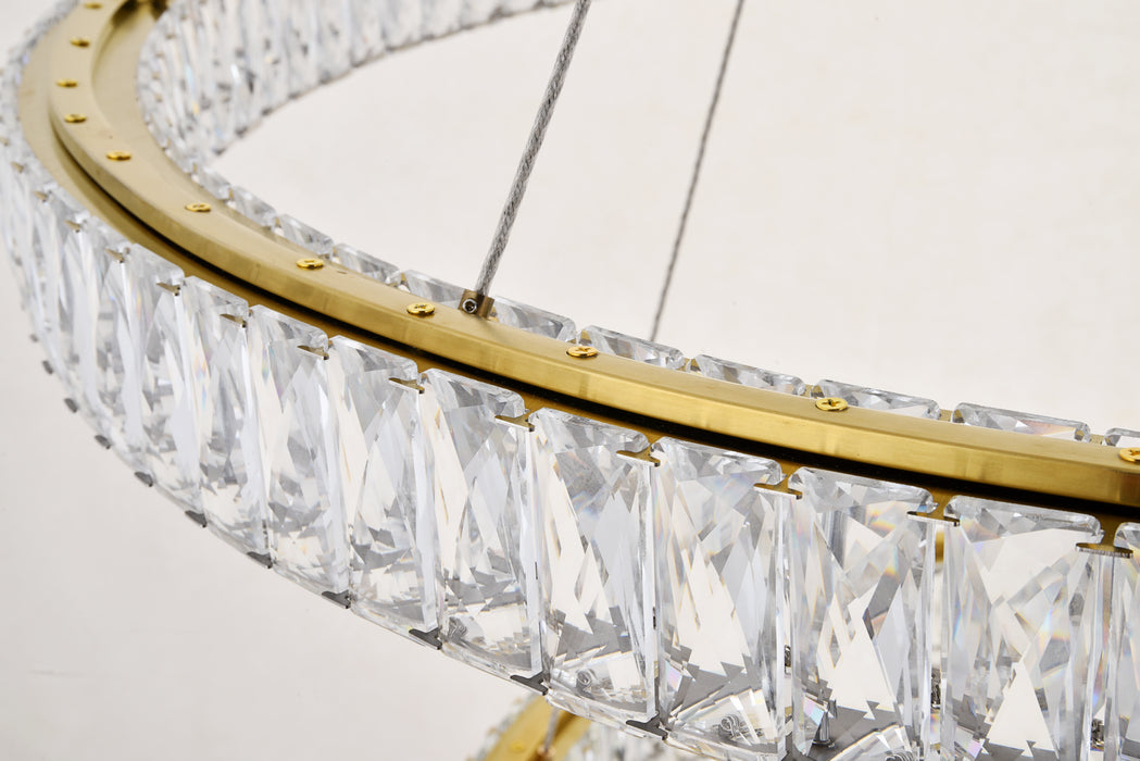 Monroe LED Chandelier-Large Chandeliers-Elegant Lighting-Lighting Design Store