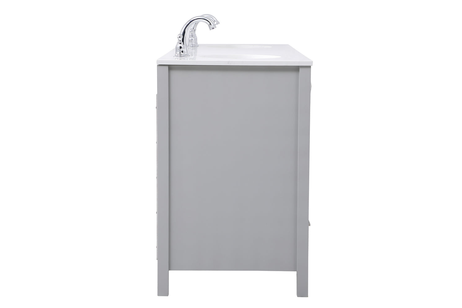 Elegant Lighting VF18872DGR Double Bathroom Vanity Irene Gray