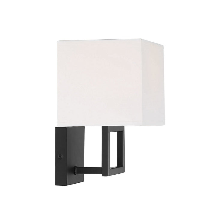 Meridian - M90009MBK - One Light Wall Sconce - Mscon - Matte Black