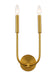 Dainolite Ltd - ELN-152W-AGB - Two Light Wall Sconce - Eleanor - Aged Brass