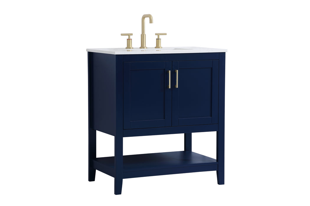 Aubrey Single Bathroom Vanity-Plumbing-Elegant Lighting-Lighting Design Store