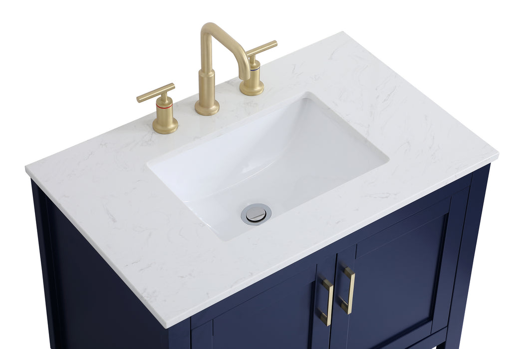 Aubrey Single Bathroom Vanity-Plumbing-Elegant Lighting-Lighting Design Store