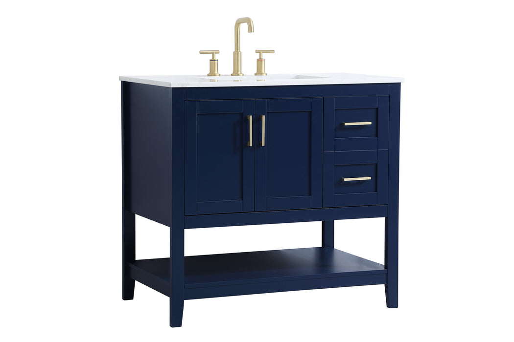 Aubrey Single Bathroom Vanity-Plumbing-Elegant Lighting-Lighting Design Store