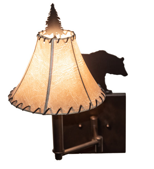 One Light Swing Arm Wall Sconce-Sconces-Meyda Tiffany-Lighting Design Store