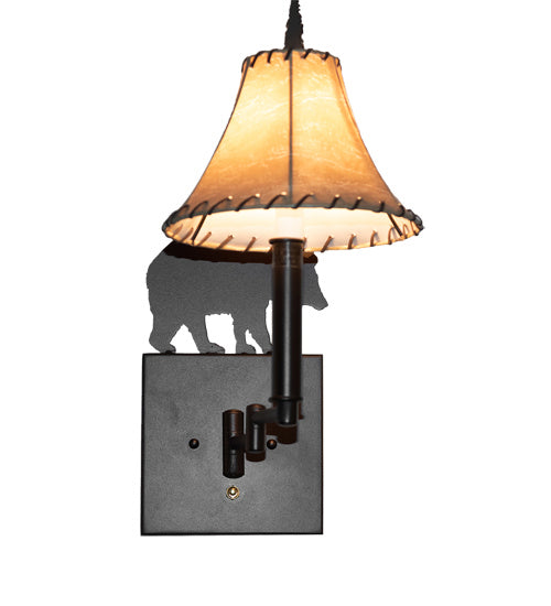 One Light Swing Arm Wall Sconce-Sconces-Meyda Tiffany-Lighting Design Store