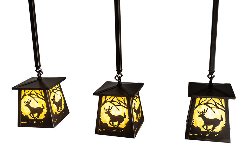Three Light Island Pendant-Pendants-Meyda Tiffany-Lighting Design Store