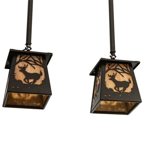 Two Light Island Pendant-Pendants-Meyda Tiffany-Lighting Design Store