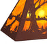 Meyda Tiffany - 47753 - Six Light Pendant - Deer At Lake - Rust