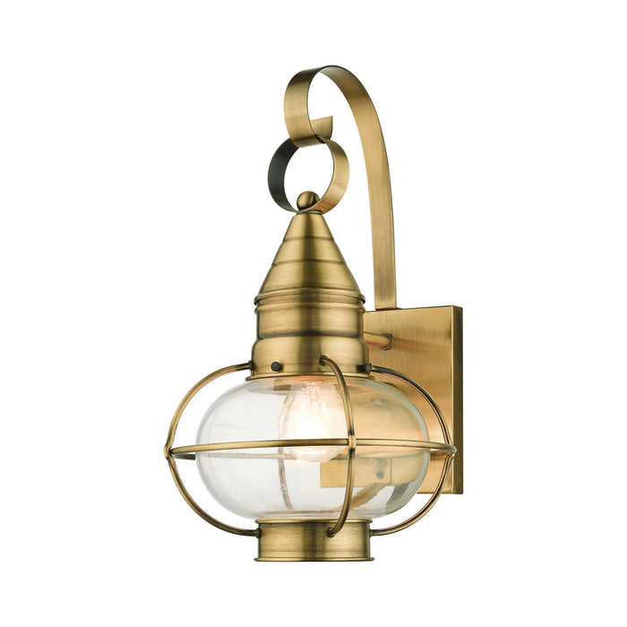 Newburyport Outdoor Wall Lantern-Exterior-Livex Lighting-Lighting Design Store