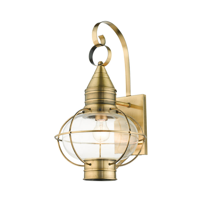 Newburyport Outdoor Wall Lantern-Exterior-Livex Lighting-Lighting Design Store