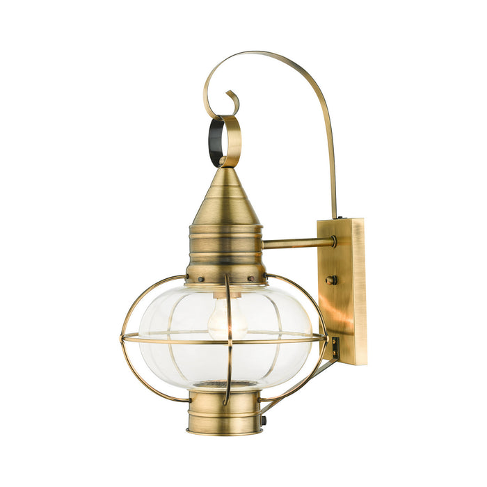 Newburyport Outdoor Wall Lantern-Exterior-Livex Lighting-Lighting Design Store