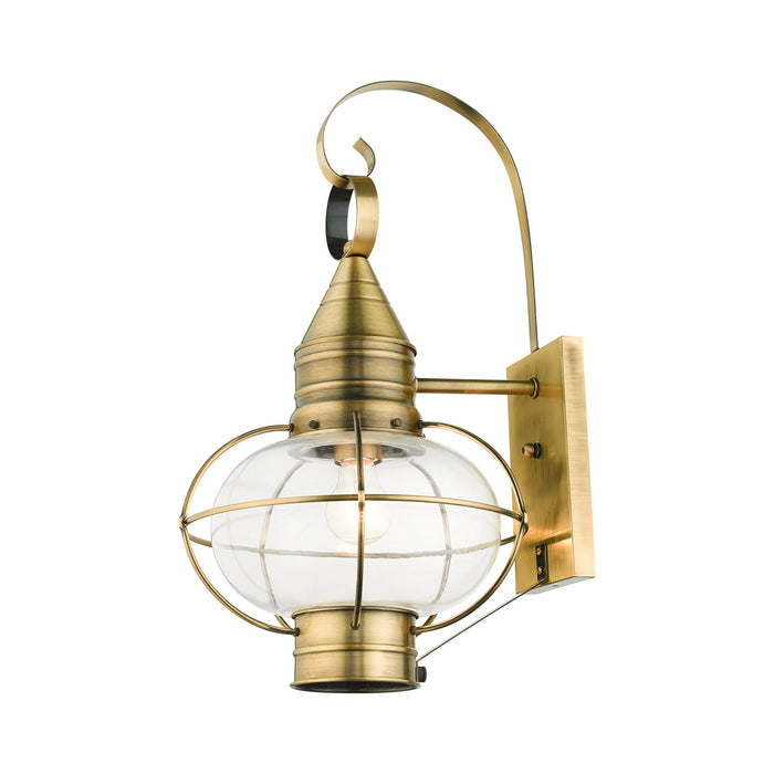 Newburyport Outdoor Wall Lantern-Exterior-Livex Lighting-Lighting Design Store