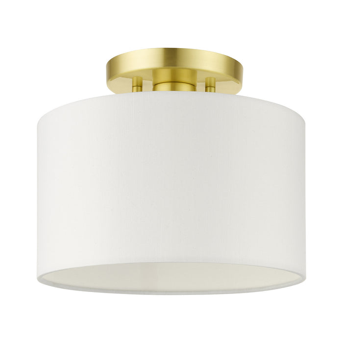 Meridian Semi Flush Mount-Semi-Flush Mts.-Livex Lighting-Lighting Design Store