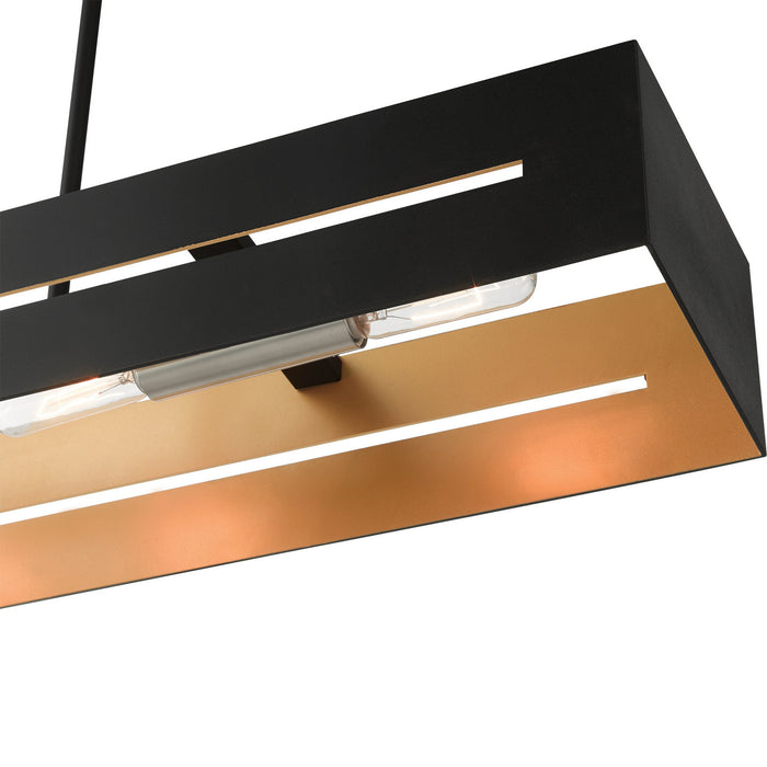 Soma Linear Chandelier-Linear/Island-Livex Lighting-Lighting Design Store