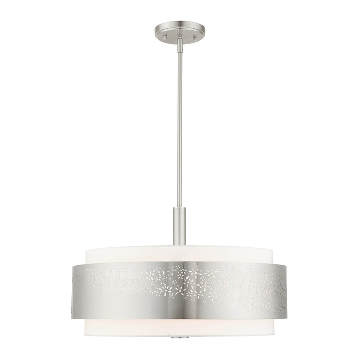 Noria Chandelier-Pendants-Livex Lighting-Lighting Design Store