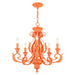 Valencia Chandelier-Mid. Chandeliers-Livex Lighting-Lighting Design Store