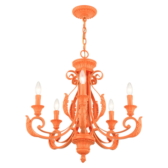 Valencia Chandelier-Mid. Chandeliers-Livex Lighting-Lighting Design Store