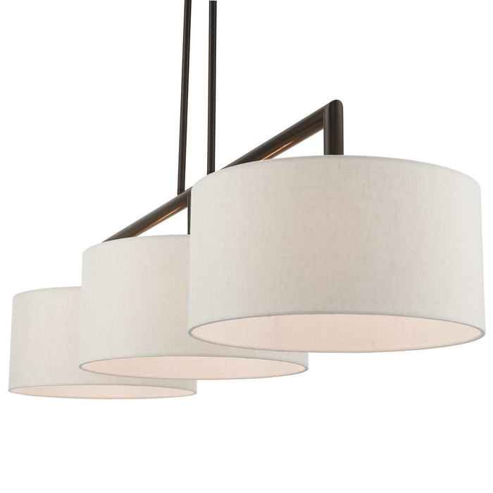 Monroe Linear Chandelier-Linear/Island-Livex Lighting-Lighting Design Store