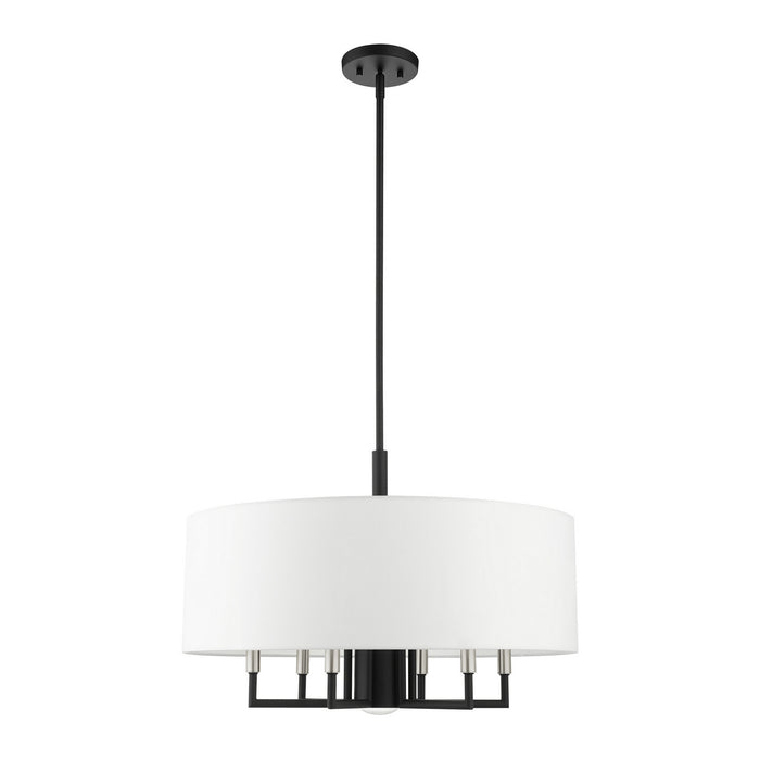 Meridian Chandelier-Mid. Chandeliers-Livex Lighting-Lighting Design Store