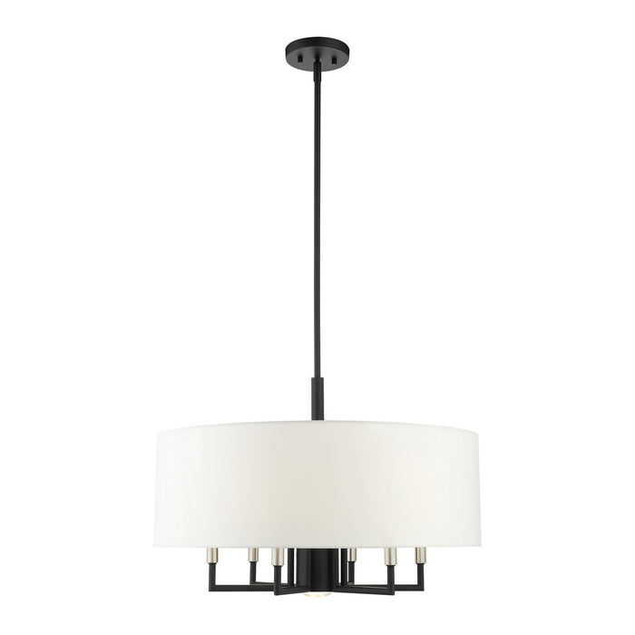 Meridian Chandelier-Mid. Chandeliers-Livex Lighting-Lighting Design Store