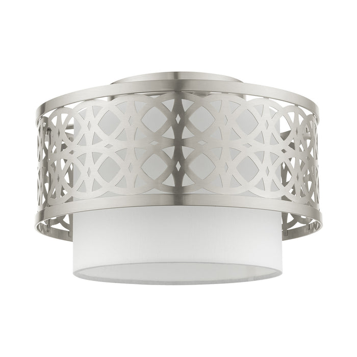 Calinda Semi Flush Mount-Semi-Flush Mts.-Livex Lighting-Lighting Design Store