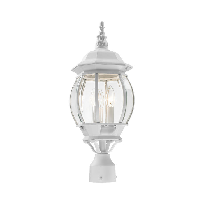 Fronac Outdoor Post Top Lantern-Exterior-Livex Lighting-Lighting Design Store