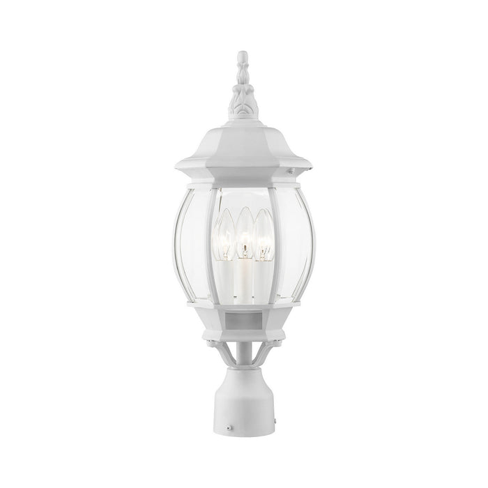 Fronac Outdoor Post Top Lantern-Exterior-Livex Lighting-Lighting Design Store