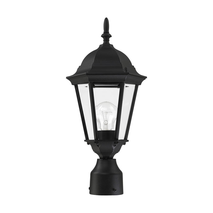 Hamilton Outdoor Post Top Lantern-Exterior-Livex Lighting-Lighting Design Store