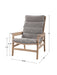 Uttermost - 23576 - Accent Chair - Isola - Solid Oak