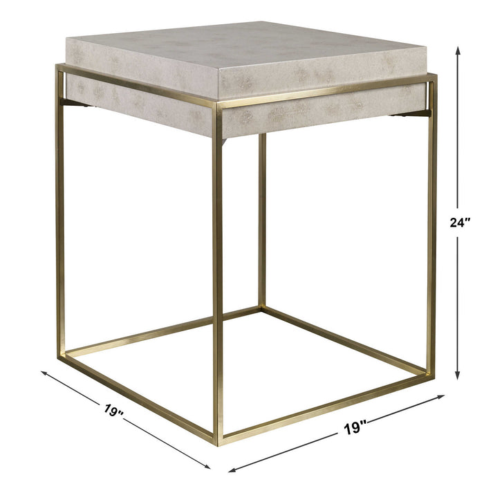 Uttermost - 25100 - Accent Table - Inda - Brushed Brass