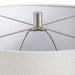 Uttermost - 28382 - One Light Table Lamp - Holloway - Brushed Nickel