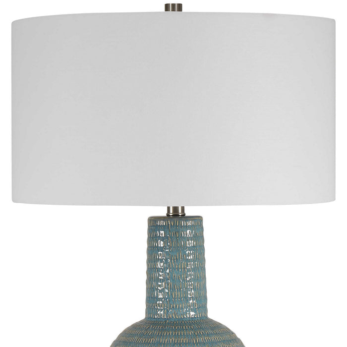 Uttermost - 28384-1 - One Light Table Lamp - Delta - Brushed Nickel