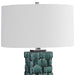 Uttermost - 28385 - One Light Table Lamp - Geometry - Brushed Nickel