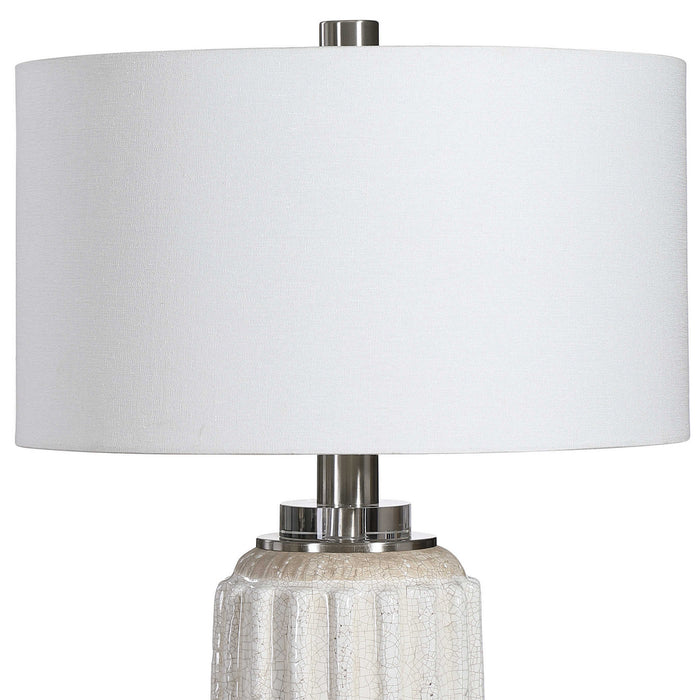 Uttermost - 28431 - One Light Table Lamp - Azariah - Brushed Nickel