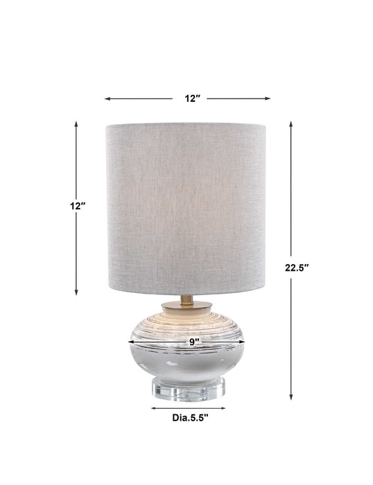 Uttermost - 28443-1 - One Light Accent Lamp - Lenta - Brushed Nickel