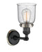 Innovations - 203BP-BKSN-G54 - One Light Wall Sconce - Franklin Restoration - Matte Black