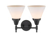 Two Light Bath Vanity-Bathroom Fixtures-Innovations-Lighting Design Store