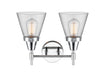 Two Light Bath Vanity-Bathroom Fixtures-Innovations-Lighting Design Store