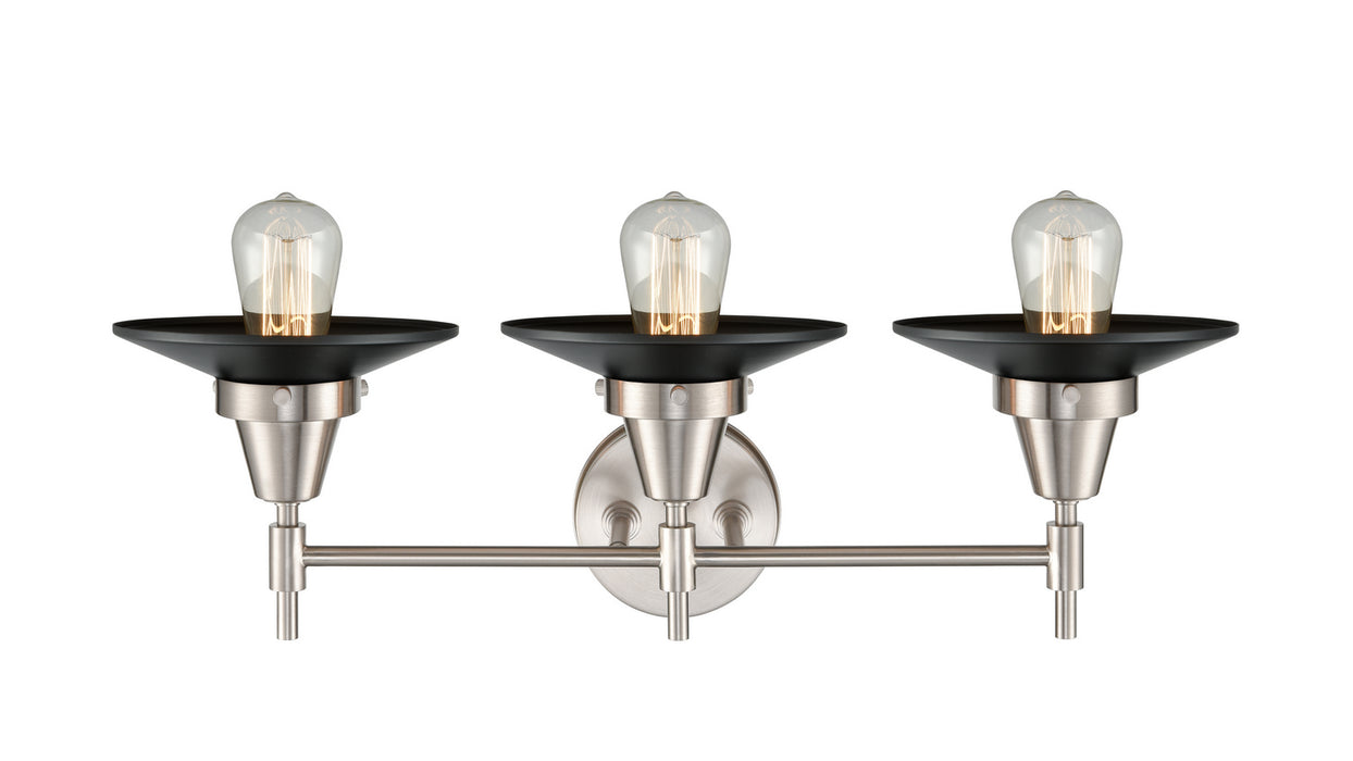 Three Light Bath Vanity-Bathroom Fixtures-Innovations-Lighting Design Store