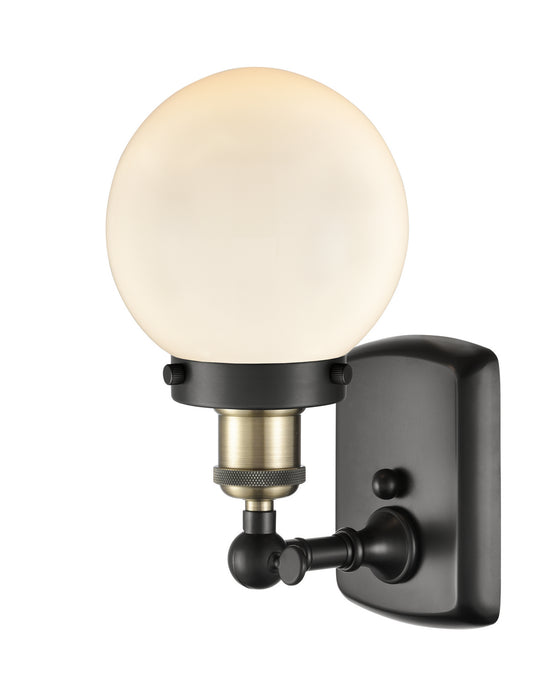 Innovations - 916-1W-BAB-G201-6-LED - LED Wall Sconce - Ballston - Black Antique Brass