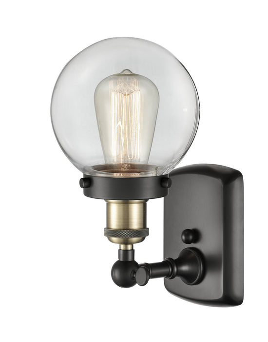 Innovations - 916-1W-BAB-G202-6 - One Light Wall Sconce - Ballston - Black Antique Brass